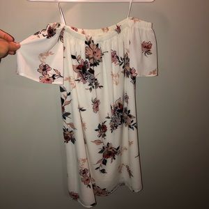 Off the shoulder dress